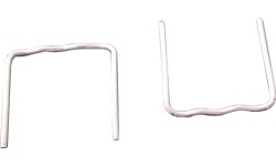 Plastiko suvirinimo kabės lygios 0.8mm (100vnt)