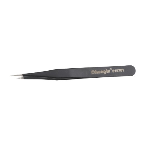 Tweezers straight (normal head) 125mm