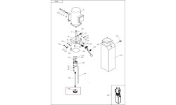 Oil filter for power unit of hydraulic lift, I30