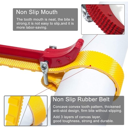 Strap oil filter wrench 12"