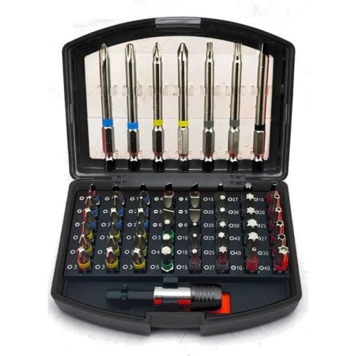 Screwdriver bit set 56pcs with bit holder