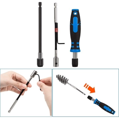 Diesel injector seat brush cleaning kit 17pcs