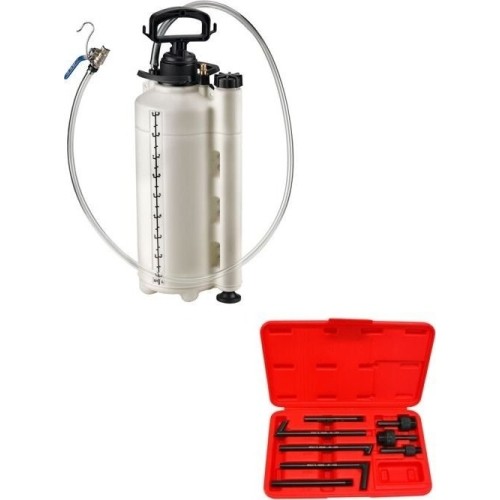 Manual fluid dispenser 9l with ATF accessories