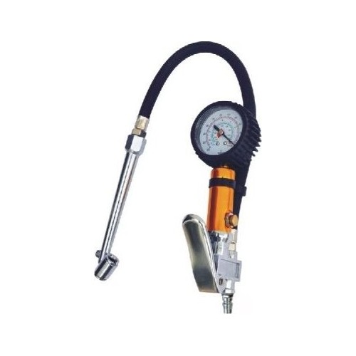Tire inflating gun with manometer (long nozzle)