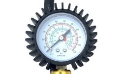 Tire inflating gun with manometer (long nozzle)