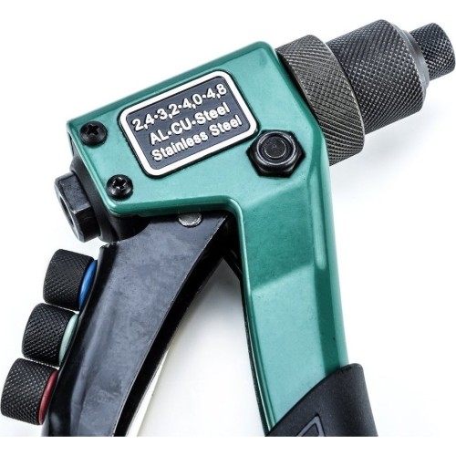Hand riveter 200mm 2.4-4.8mm high leverage