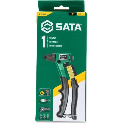 Hand riveter 200mm 2.4-4.8mm high leverage