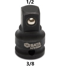 Adapteris smūginis 3/8'' - 1/2''