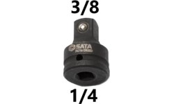 Adapteris smūginis 1/4'' - 3/8''