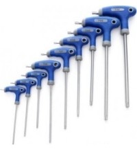T tipo raktų rinkinys 9vnt. (torx) T-10-T-50