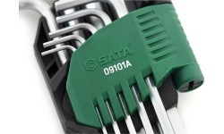 Hex key extra long ball point set 9 pcs (1.5-10 mm)