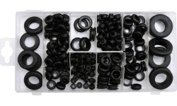 Rubber grommets set 180 pcs