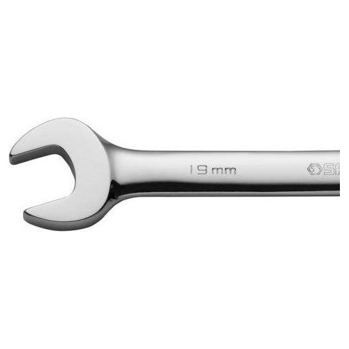 Kombinuotų raktų su terkšle rinkinys 8vnt. (8-19)