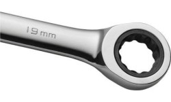 Kombinuotų raktų su terkšle rinkinys 8vnt. (8-19)