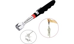 Telescopic magnetic pick up tool