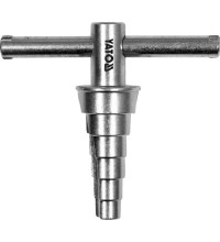 Radiatoriaus raktas pakopinis su rankena 1/2"- 1-1/8"