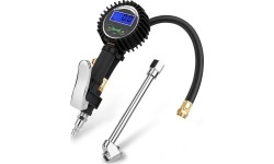 Tire inflating gun (long nozzle) with digital manometer