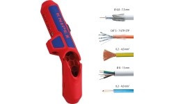 Laidų nuvalymo įrankis KNIPEX ErgoStrip