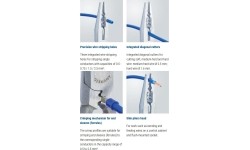 Prailgintos replės elektrikui 160mm, KNIPEX