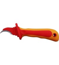 Wire stripping knife VDE (curved blade)