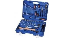 1/4 + 1/2 Galvučių ir įrankių rinkinys 72vnt.