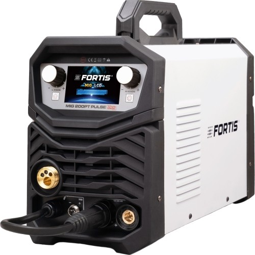 Suvirinimo pusautomatis FORTIS® MIG 200PT LCD pulse (200A - 60%) (sinerginis, dvigubas pulsas)