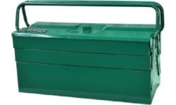Tool box with trays