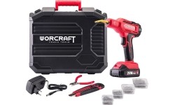 Akumuliatorinis plastiko suvirinimo aparatas plastikinėje dėžėje 20V LI-ION