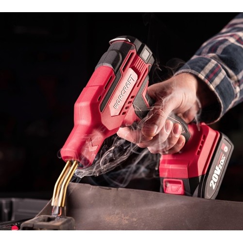 Akumuliatorinis plastiko suvirinimo aparatas plastikinėje dėžėje 20V LI-ION