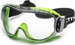 Safety goggles wide screen with rubber band AG