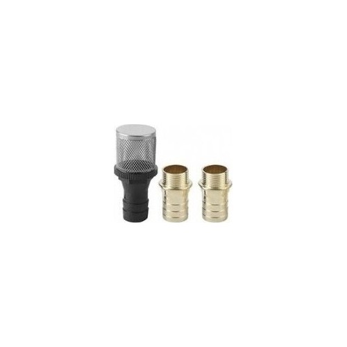 Spare part. 2pcs of couplers 3/4" - 1" and 1pc filter 1" for diesel fuel transfer pump DCTP60