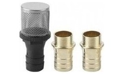 Spare part. 2pcs of couplers 3/4" - 1" and 1pc filter 1" for diesel fuel transfer pump DCTP60