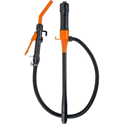 Fluid pump with manual gun