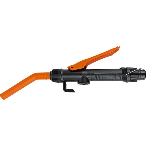 Fluid pump with manual gun