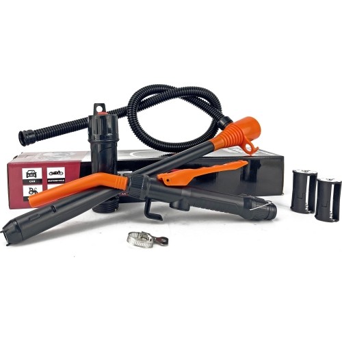 Fluid pump with manual gun