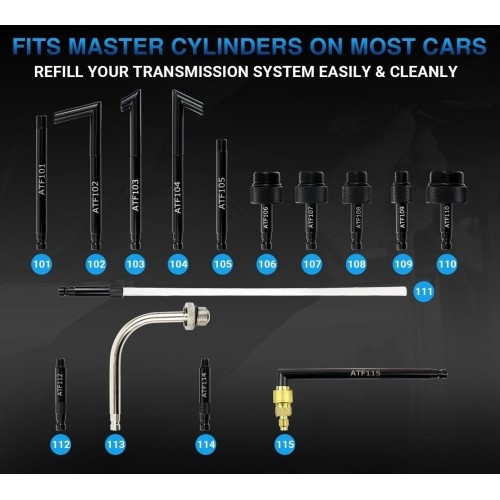 Manual extract & discharge transmission oil pump 7l with ATF filler system