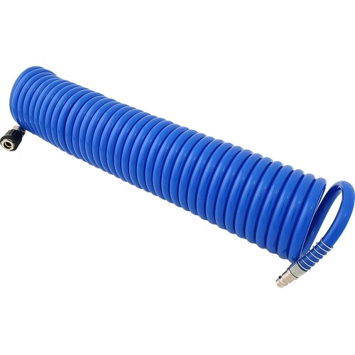 PU hose 8x12mm with quick disconnect 10m