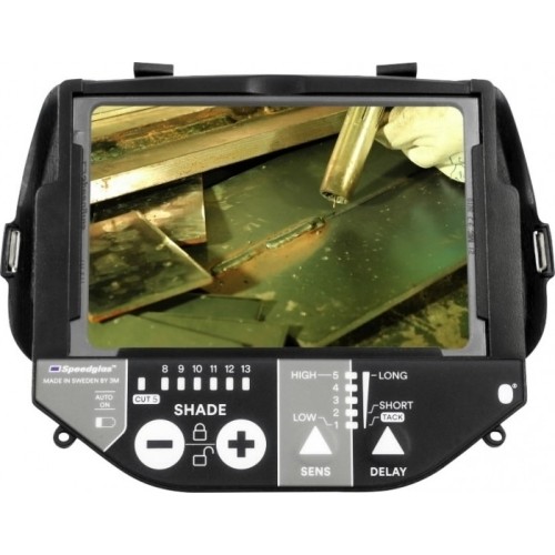 Suvirintojo skydelis 3M Speedglas G5-01 su ADFLO filtravimo sistema - with G5-01 TW filter