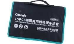 Combination ratcheting wrench set 15pcs (8-24mm)