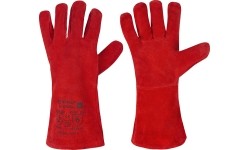 Pirštinės suvirintojo RED, odinės
