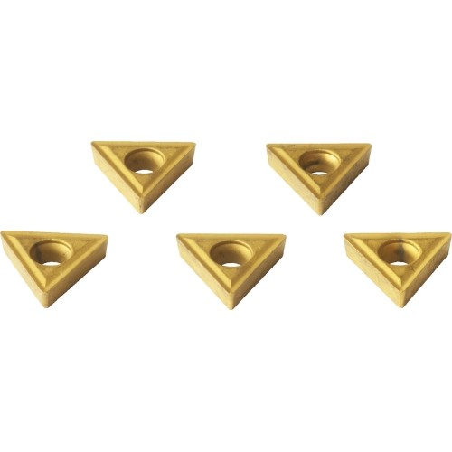 Set carbide tips Tin-coated for boring bar 12, 16 mm (5 pcs.)