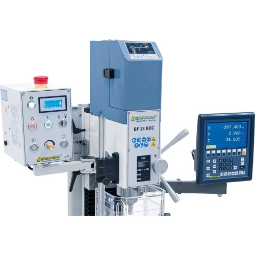BF 28 BDC with power feed and 3-axis digital readout ES-12 V