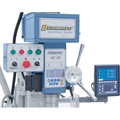 KF 60 incl. 3-axis digital readout ES-12 V and automatic table feed in x/y-axis