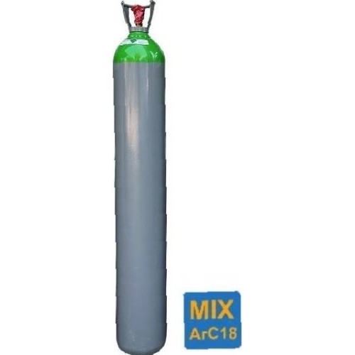Dujų balionas (EURO PH 300 BAR) (MIX ArC18) (užpildytas) - 50 l