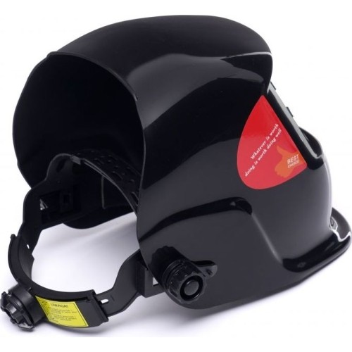Welder helmet, self-darkening