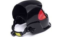 Welder helmet, self-darkening