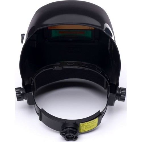 Welder helmet, self-darkening