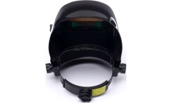Welder helmet, self-darkening