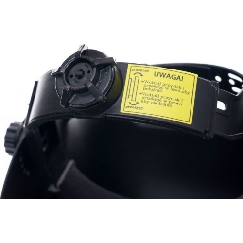 Welder helmet, self-darkening