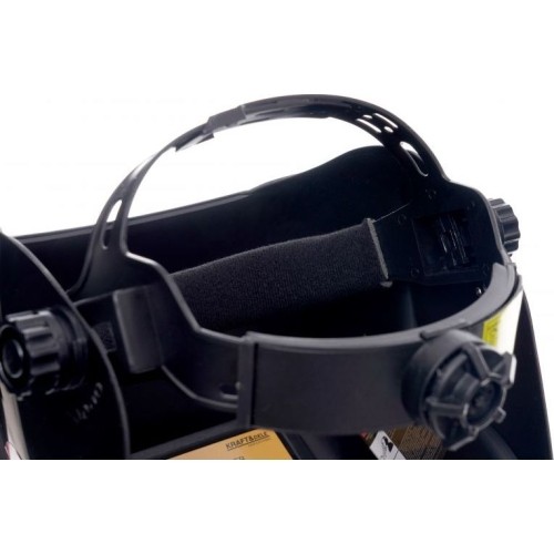 Welder helmet, self-darkening